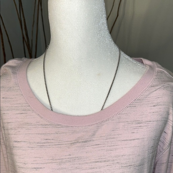 Pink Relaxed Ribbed Sweatshirt - Picture 5 of 8